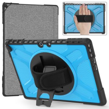 Surface Pro 9/10/11 Blue Shockproof Rotatable Case with Kickstand - 1
