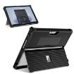 Microsoft Surface Pro 8 Black Striped Hollow Tablet Case Holder - 2