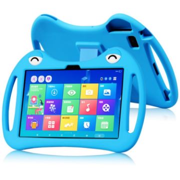 TCL Tab 10/10s 2020 Blue Silicone Shockproof Tablet Case - 1