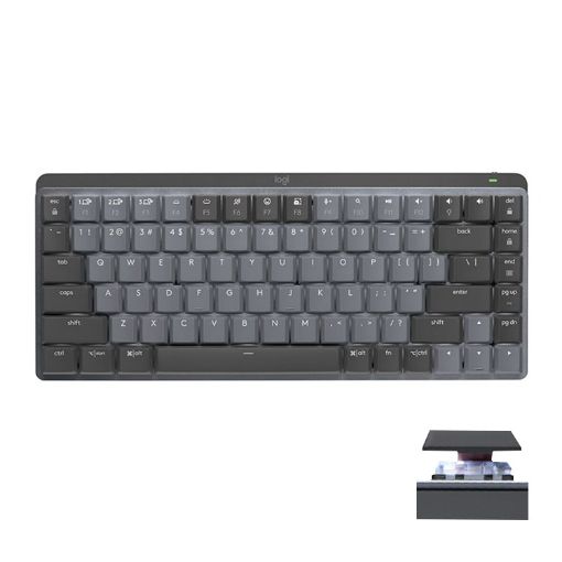 Logitech MX Mechanical Mini Wireless Keyboard with Brown Axis - 1