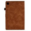 Samsung Galaxy Tab A8 10.5 2021 Leather Case, Tower Embossed, Brown - 3