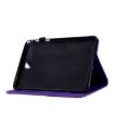 Samsung Galaxy Tab A 8.0 T350 Purple Embossed Leather Case - 5