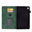 Samsung Galaxy Tab A7 10.4 2020 Green Leather Smart Case - 4