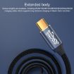 Steam Deck Gen2 100W USB-C Male to Male Curved Cable, 1.5m Length - 4