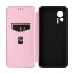 Ulefone Note 14 Pink Carbon Fiber Flip Leather Case - 4