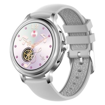 CF96 1.2" Waterproof Silver Smart Band with Heart Rate/BP Monitoring - 1