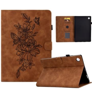 Peony Butterfly Leather Case for Samsung Galaxy Tab A8 10.5 2021 - 1