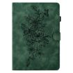 Samsung Galaxy Tab A8 10.5 Peony Butterfly Leather Case Green - 2