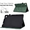 Samsung Galaxy Tab A8 10.5 Peony Butterfly Leather Case Green - 5