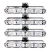4 in 1 Car Grille Flash Lights with Wireless Remote (Yellow, 16 LEDs) - 2