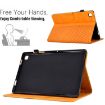 Samsung Galaxy Tab A7 2020 Rhombus Leather Tablet Case (Khaki) - 3