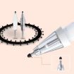 Xiaomi Smart Pen 2nd Gen Replacement Tip & Cap - White - 2