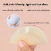 Invisible Anti-bump Silicone Breast Stickers, Size: 13cm (Dark Brown) - 6