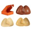 Silicone Triangle Breast Pads, Small, Medium Skin, Orange Box - 2