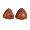 Double-Sided Silicone Breast Pads, S/A, Brown Skin, Orange Box - 1