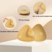 Double-Sided Silicone Breast Pads, S/A, Brown Skin, Orange Box - 4