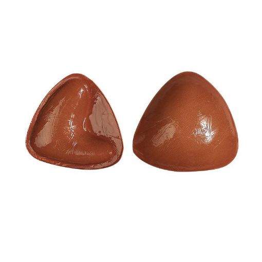 Double-Sided Silicone Breast Pads, L/C, Brown Skin, Orange Box - 1