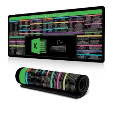 Non-Slip Desk Mat with Computer Commands, 300x700x3mm (No.14) - 1