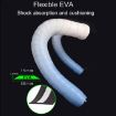 FMFXTRA F258 Anti-Slip Gradient Road Bike Handlebar Tape (White Blue) - 6