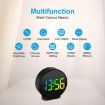 EDUP EH-8816 Digital Alarm Clock with Night Light (Black Case) - 2