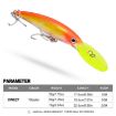 PROBEROS DW627 Long-Distance Casting Large Minnow Lure, Style: A - 4