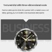 SKMEI Men's Silver Quartz Watch with Diamond Case & Luminous Feature - 5