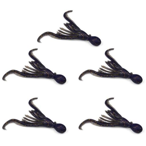 5pcs PROBEROS DW6123 10cm Squid Soft Bait Sea Fishing Lure - 1