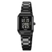 SKMEI 2493 Women's Square Steel Electronic Watch, Black Style - 1