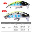 PROBEROS DW623 Minnow Lure - Freshwater Bass Bait, Style C (7.5cm/19g) - 3