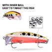 PROBEROS DW623 Minnow Lure - Freshwater Bass Bait, Style C (7.5cm/19g) - 5