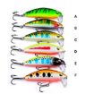 PROBEROS DW623 Minnow Lure for Freshwater Bass, Style D (4.8cm/5g) - 2