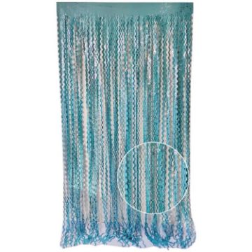 Lake Green 2Packs 1x2m Wave Foil Fringe Curtain Party Decor - 1