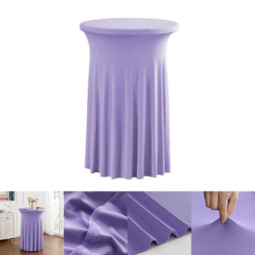 Premium Business Cocktail Bar Stretch Table Cover, 70x110cm - 1