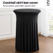 Premium Business Cocktail Bar Stretch Table Cover, 80x110cm - 4