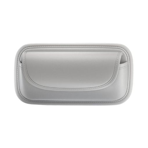 Auto Sun Visor Car Glasses Clip, Storage & Decoration (Gray) - 1