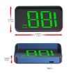 M2 Universal Cars HUD GPS Speedometer, HD Display KM/H (Green) - 3
