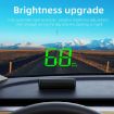 M2 Universal Cars HUD GPS Speedometer, HD Display KM/H (Green) - 4