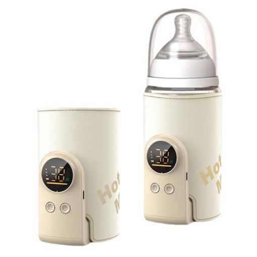 8000mAh Wireless Baby Bottle Warmer with 6 Temp Settings - 1