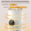 8000mAh Wireless Baby Bottle Warmer with 6 Temp Settings - 3