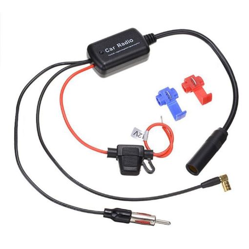 3 In 1 Car Radio Antenna Signal Amplifier FM/AM/DAB - 1
