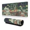 Cute Green Frog Mouse Pad - Non-Slip Rubber Base, 300x600x3mm - 1