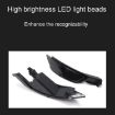 For Ford Fiesta 09-15 Hatchback Rear Fog Light Tail Lamp Left Gray - 5