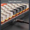 iMICE GK-690 Mechanical Keyboard Wired Type-C (Black/Orange/White) - 3