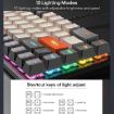 iMICE GK-690 Mechanical Keyboard Wired Type-C (Black/Orange/White) - 4