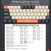 iMICE GK-690 Mechanical Keyboard Wired Type-C (Black/Orange/White) - 5