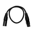 VEGGIEG 20m Male-Female XLR Balanced Copper Audio Cable (Black) - 2