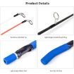 LEO 28307 58cm Curved Handle Flat Tip Ice Fishing Rod (Red) - 5