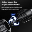 Wireless Car Charger with Infrared Auto Opening & Closing (Black) - 5