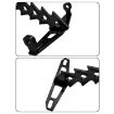 Universal Black Aluminum Alloy Fishbone License Plate Frame - 4
