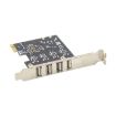 SUNWEIT ST623 PCIe x1 MCS9990 4-Port USB2.0 Expansion Card - 4